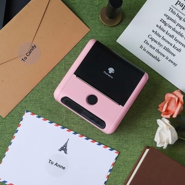 Этикетки для принтера Phomemo M110 M120 M200 M220 M221 40х40мм прозрачные