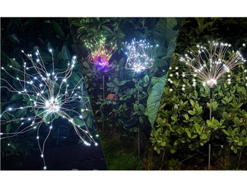 Садовый светильник SOLAR FIREWORK LED одуванчик x2