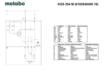 Ротор Metabo для торцовочной пилы KGS 254 M 8014734903