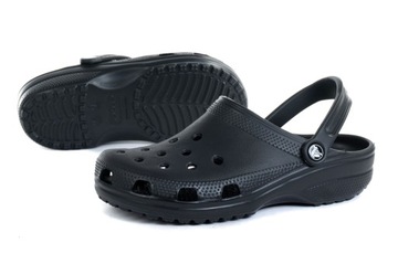 Черные шлепанцы Crocs Classic