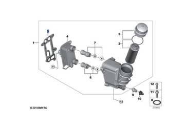 BMW TĚSNĚNÍ NÁHRADY TEPLÁ 11427802114 N47 OE