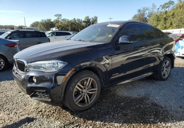 BMW X6 F16 Crossover xDrive 35i 306KM 2017 BMW X6 Auta z USA - Zapytaj o wiecej ofert 3.0 Benzyna 306KM