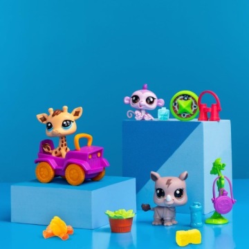 LITTLEST PET SHOP SAFARI 3 FIGURES GHOST MOLPHY Жираф игровой набор