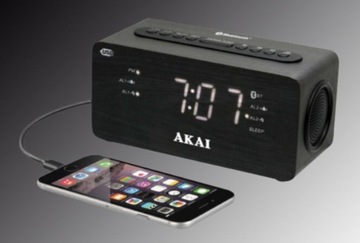 NIEZAWODNE Radio sieciowe FM Akai ACR-2993 Bluetooth Ładowanie TELEFONU USB