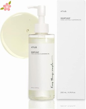 ANUA Heartleaf Pore Control Cleansing Oil Масло для снятия макияжа 200мл