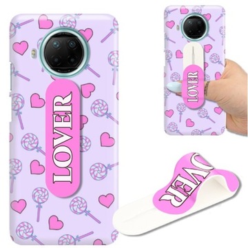 ETUI+UCHWYT do XIAOMI REDMI NOTE 9 5G Owoce Wzory