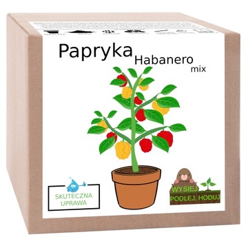 ZESTAW DO UPRAWY PAPRYKI CHILI HABANERO MIX