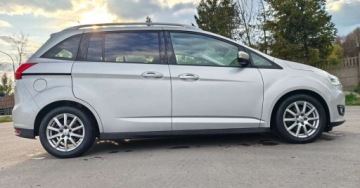 Ford C-MAX II Grand C-MAX Facelifting 1.5 TDCi 120KM 2016 Ford Grand C-MAX Manual Grzane Fotele Kierownica Szyba Przod Serwis do Kon, zdjęcie 14