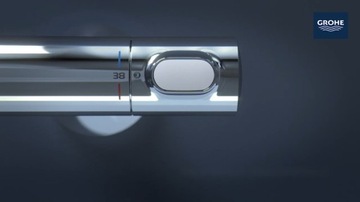 GROHE термостатический смеситель + тропический душ 25 см