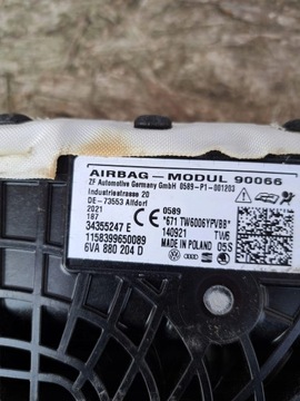 SKODA FABIA 4 TAIGO 6VA880204D ULOŽENÍ SPOLUJEZDCE