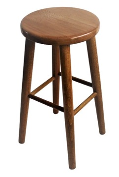 Hoker, taboret barowy z drewna bukowego