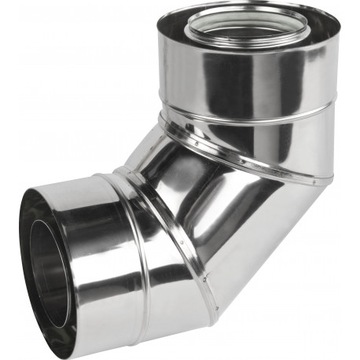 KOLANO 60/100 90 KONDENSACYJNE TURBO SPS GAZ KOMIN