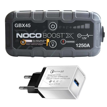 NOCO GBX45 BOOSTX JUMP STARTER + ładowarka GRATIS