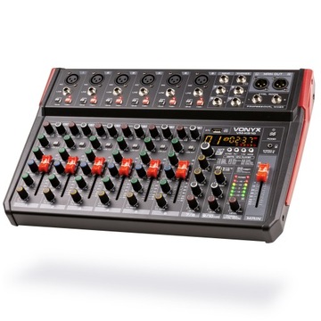 10-канальный аудиомикшер Vonyx REC BT/DSP/USB