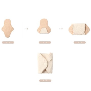 6 гигиенических хлопковых прокладок для трусов