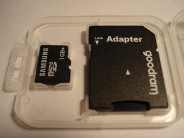 Karta pamięci SD MADE IN TAIWAN microSD 1 GB ~~ MADE IN TAIWAN 1 GB