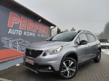 Peugeot 2008 I SUV Facelifting 1.2 PureTech 110KM 2018 Peugeot 2008 GT Line Kamera Navi Klimatronik ParkAssist 1.2 Benzyna 110KM