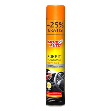 MOJE AUTO KOKPIT preparat nabłyszczający CYTRYNA PLAK cytrynowy 750ml