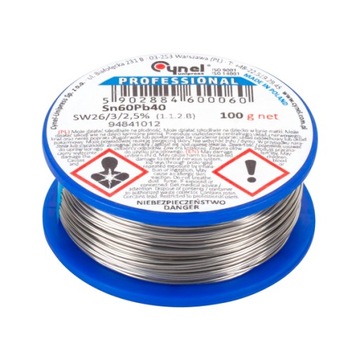 Cyna 1,20mm/100g Sn60Pb40 CYNEL