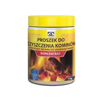 Środek Proszek Do Czyszczenia Komina Pieca Usuwania Sadzy Zestaw Hansa 1kg