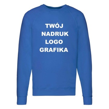 Bluza z WŁASNYM NADRUKIEM napisem XL 188cm
