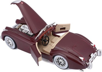 BBurago Jaguar XK 120 SE Родстер красный 1:24