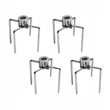 Серебряные вилки для курицы-гриля