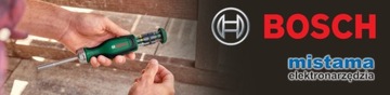 Ручная отвертка с трещоткой + 12 бит BOSCH.