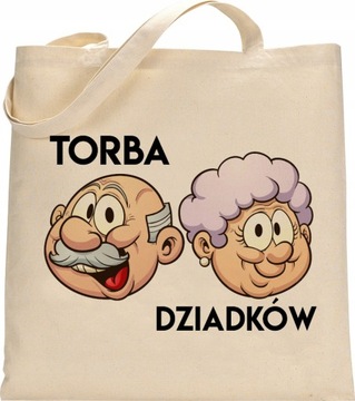 EKO TORBA ZAKUPOWA PREZENT NA DZIEŃ BABCI WZÓR B03