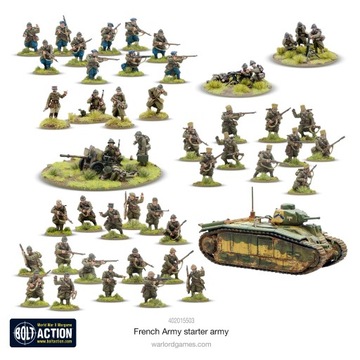 BOLT ACTION Стартовая армия французской армии