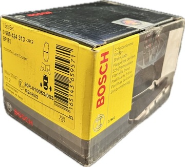 Bosch 0 986 424 313 Zestaw klocków hamulcowych, hamulce tarczowe