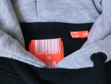 bluza ___ SUPERDRY ___ M/L __ czarna ___ EXTRA