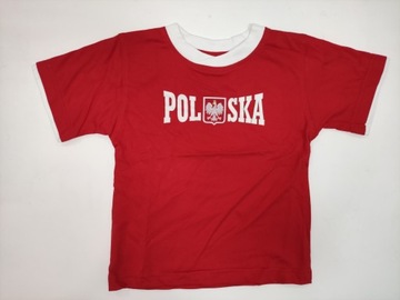 DZIECIĘCA KOSZULKA KIBICA POLSKI REPREZENTACJI 140