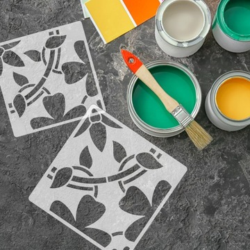 ШАБЛОН ПОКРАСКИ для плитки MANRESA FLOWER 30x30