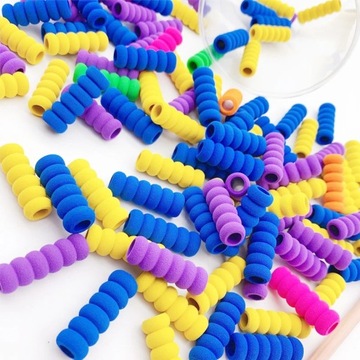 20 шт., цветной карандаш из мягкой пены, детские ортопедические инструменты, карандаш