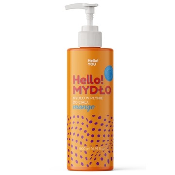 HELLO!YOU Mydło w Płynie do Ciała Zapach Mango z Ekstraktem z Mango 500 ml