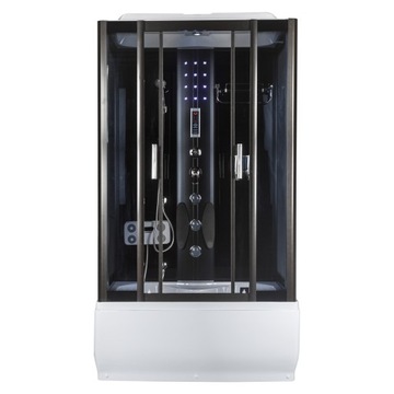 KABINA PRYSZNICOWA Z WANNĄ Z HYDROMASAŻEM 121x81