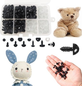 151X БЕЗОПАСНАЯ ЗАМЕНА ГЛАЗА ГЛАЗА НОСЫ ДЛЯ ПЛЮШЕВЫХ ИГРУШЕК-МАСКОТОВ МЕДВЕДЯ