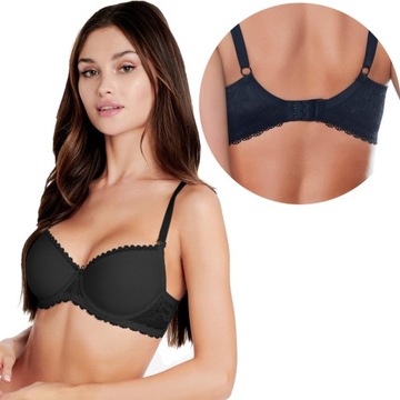 HENDERSON biustonosz push up KASSIDY, CZARNY, 85E