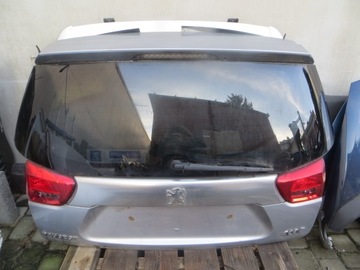 PEUGEOT 4007 VÍKO KUFRU ZADNÍ KOMPLETNÍ SKLO (OKNO) TMAVÁ BARVA STŘÍBRNY