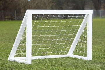 Bramka HOMEGOAL PRO MICRO dziecięca bramka do piłki nożnej biała drewniana