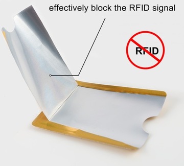 ЗАЩИТНЫЙ ЧЕХОЛ ДЛЯ АНТИСКАНИРОВАНИЯ RFID-КАРТЫ