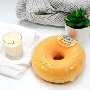 Донат бомбочка для ванны, пончик, пончик - МАНГО 145г