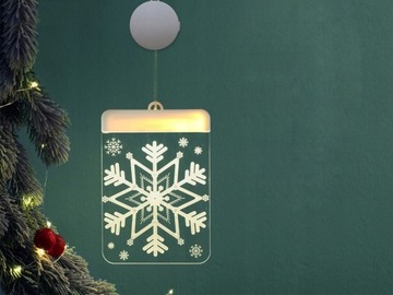 3D СВЕТОДИОДНЫЕ ВИТРАЖИ ДЛЯ УКРАШЕНИЯ ОКОН ДВЕРИ РОЖДЕСТВЕНСКИЕ ОГНИ СВЕТОДИОДНАЯ ЗВЕЗДНАЯ ЛАМПА