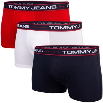 TOMMY HILFIGER BOKSERKI MĘSKIE MAJTKI 3 PARY r.XL