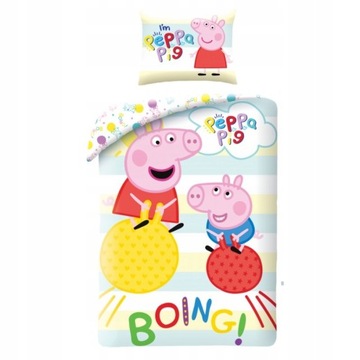 Pościel dziecięca ŚWINKA PEPPA PIG 140x200