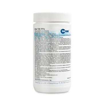 Chlor Tab 200g chemia basenowa dezynfekcja 1kg