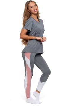 MORAJ Legginsy z Wysokim Stanem Fitness S/M