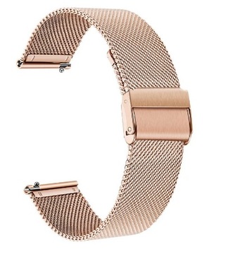 PASEK BRANSOLETA ROSE GOLD DO SMARTWATCHA ZEGARKA 18MM
