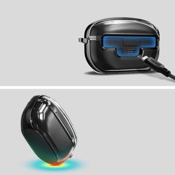 Кейс для Sony WF-1000XM5, Spigen Ultra Hybrid, чехол с карабином